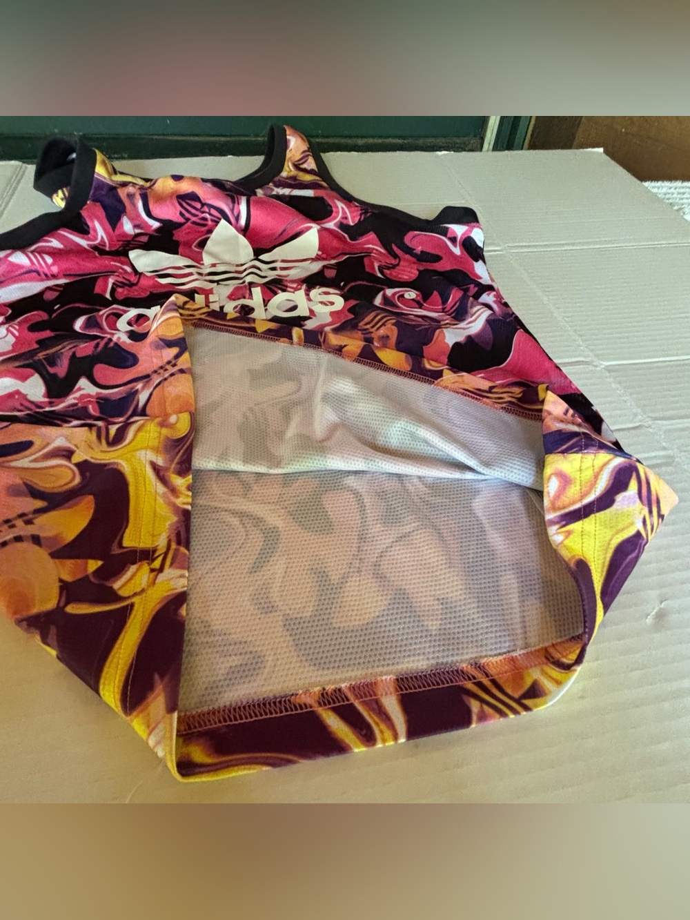 Adidas Originals Pool Party Swim Shorts AND Tank Top Tropical Print NWOT Men's M - Picture 14 of 16
